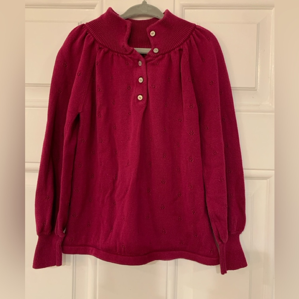 Tea Collection Girls Pointelle Knit Sweater
